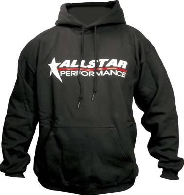 Allstar Performance - Allstar Performance ALL99913M Allstar Hooded Sweatshirt Medium Black