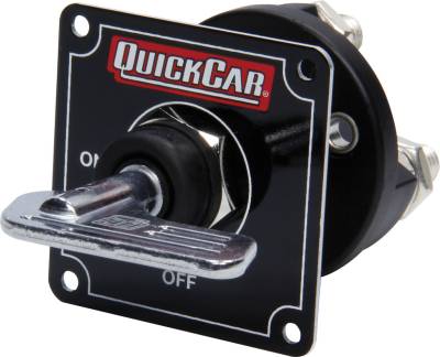 QUICKCAR RACING PRODUCTS - QuickCar Racing QRP55-031 Master Disconnect Black w/Removable Silver Key