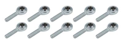 Allstar Performance - Allstar Performance ALL58016-10 Rod End LH 3/8 Male Steel 10pk