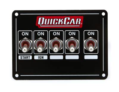 QUICKCAR RACING PRODUCTS - QuickCar Racing Products QRP50-7711 Ignition Panel Dual Ing. w/X-Over & Acc.