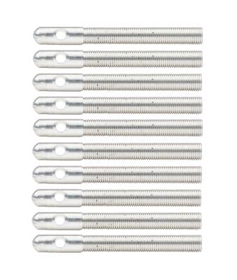 Allstar Performance - Allstar Performance ALL18487-10 Aluminum Hood Pins 3/8" Silver 10pk