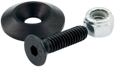 Allstar Performance - Allstar Performance ALL18631 Countersunk Bolts #10 w/1" Washer Black 10Pc