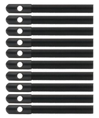 Allstar Performance - Allstar Performance ALL18491-10 Aluminum Hood Pins 3/8" Black 10Pc
