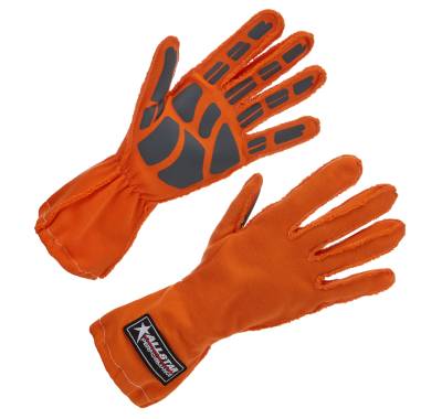 Allstar Performance - Allstar Performance ALL913045 Driving Gloves Non-SFI Outseam S/L XL Orange