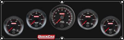 QUICKCAR RACING PRODUCTS - QuickCar Racing Products QRP65-4057 RedLine Panel 2-1/16" 4-1 OP/WT/OT/VT