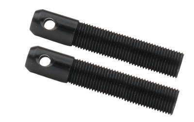 Allstar Performance - Allstar Performance ALL18495 L/W Aluminum Hood Pins 1/2" Black 2Pc