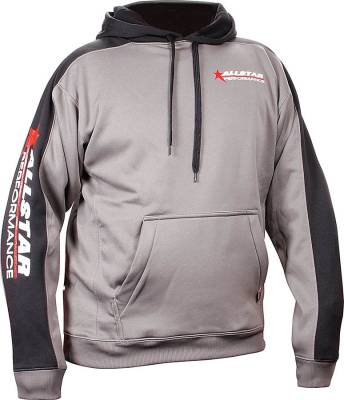 Allstar Performance - Allstar Performance ALL99916S Hooded Sweatshirt Sm Silver Discontinued