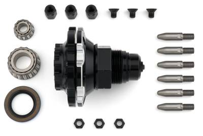 MPD RACING - MPD RACING MPD16000 Sprint Front Hub One Nut Bearings Seals Studs