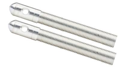 Allstar Performance - Allstar Performance ALL18498 Alum Hood Pins 1/2" w/3/16" Hole 2PcSilver