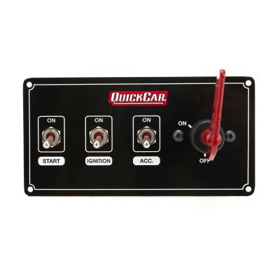 QUICKCAR RACING PRODUCTS - QuickCar Racing Products QRP55-7330 Ignition Panel Weather Proof w/MSD 1 Acc.