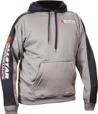 Allstar Performance - Allstar Performance ALL99916XXL Allstar Hooded Sweatshirt XXL Silver/Bl