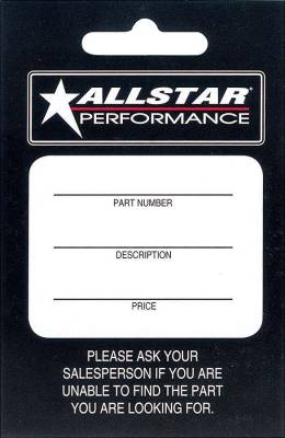 Allstar Performance - Allstar Performance ALL040 Allstar Hang Tag 100Pc