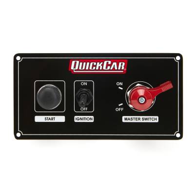 QUICKCAR RACING PRODUCTS - QuickCar Racing Products QRP55-8022 Ignition Panel w/MSD & 1 Acc. Switch