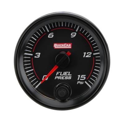 QUICKCAR RACING PRODUCTS - QuickCar Racing Products QRP69-000 Redline Gauge Fuel Pressure