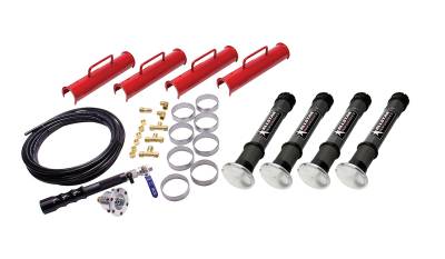 Allstar Performance - Allstar Performance ALL11301 15.25" Air Jacks Complete Kit 4Pc w/Dirt Foot