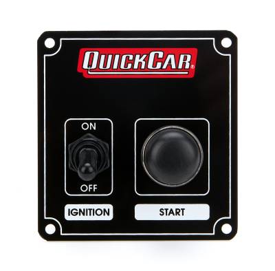 QUICKCAR RACING PRODUCTS - QuickCar Racing Products QRP50-802 Ignition Panel Black