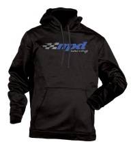 MPD RACING - MPD RACING MPD90300S MPD Black Hooded Sweatshirt Small