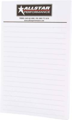 Allstar Performance - Allstar Performance ALL044 Allstar Notepad 5.5x8.5 6Pc