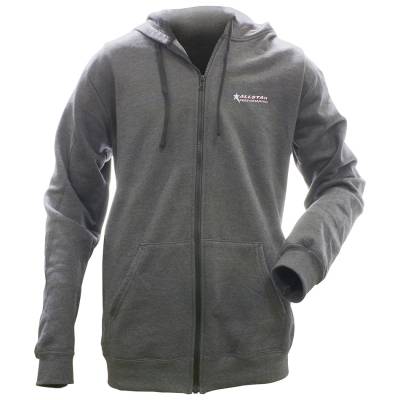 Allstar Performance - Allstar Perf. ALL99917XXXL Allstar Full Zip Hooded Sweatshirt Charcoal XXXL
