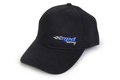 MPD RACING - MPD RACING MPD90420 MPD Black Logo Hat Velcro Enclosure