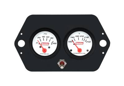 QUICKCAR RACING PRODUCTS - QuickCar Racing Products QRP61-2205 Gauge Panel 2" Open Wheel w/Switch
