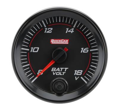 QUICKCAR RACING PRODUCTS - QuickCar Racing Products QRP69-007 Redline Gauge Voltmeter