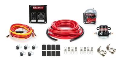 QUICKCAR RACING PRODUCTS - QuickCar Racing Products QRP50-835 Wiring Kit 4 Gauge w/Black 50-802 Panel