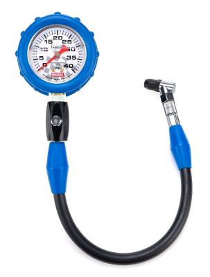 QUICKCAR RACING PRODUCTS - QuickCar Racing Products QRP56-041 Tire Gauge 40 PSI Liquid Filled