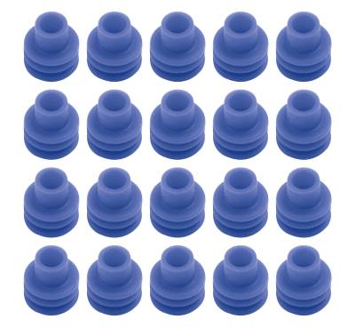 QUICKCAR RACING PRODUCTS - QuickCar Racing Products QRP50-303-20 Blue Weatherpack Seals 20Pc