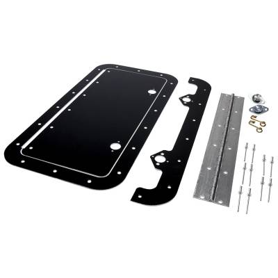 Allstar Performance - Allstar Performance ALL18542 Access Panel Kit Black 6" x 14"