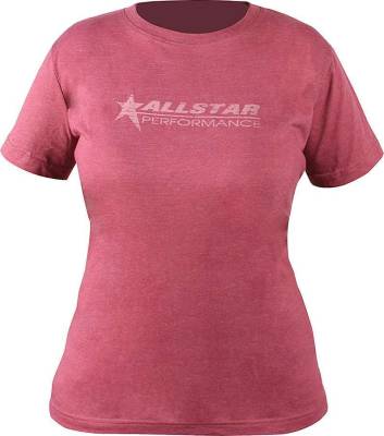 Allstar Performance - Allstar Performance ALL99920XXL Allstar T-Shirt Ladies Vintage Burgundy XX-Lg
