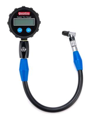 QUICKCAR RACING PRODUCTS - QuickCar Racing Products QRP56-085 Deluxe Digital Tire Gauge 0-60PSI