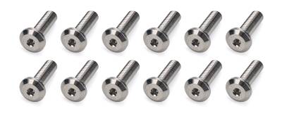 Ti22 PERFORMANCE - Ti22 Performance TIP1218 Top Plate Titanium Bolt Kit 12 1/4 x 7/8 Button