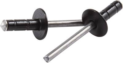 Allstar Performance - Allstar Performance ALL18075 Med Hd Rivet Black 250pk Multi Grip Alum Mandrel