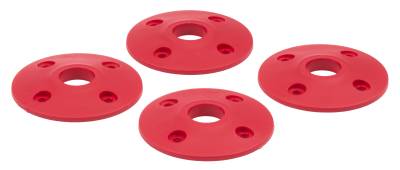 Allstar Performance - Allstar Performance ALL18432 Scuff Plate Plastic Red 4Pc