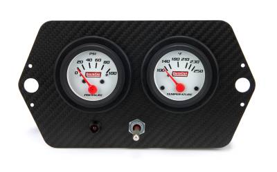 QUICKCAR RACING PRODUCTS - QuickCar Racing Products QRP61-7205 Gauge Panel Sprint 2" w/Switch & Warning