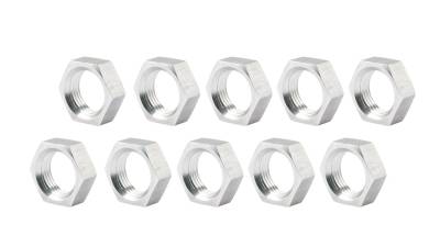 Allstar Performance - Allstar Performance ALL18296-10 5/8-18 RH Alum Jam Nuts Thin O.D. 10Pc