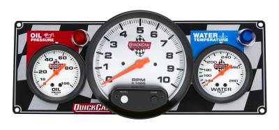 QUICKCAR RACING PRODUCTS - QuickCar Racing Products QRP61-6031 2-1 Gauge Panel Tach OP/WT