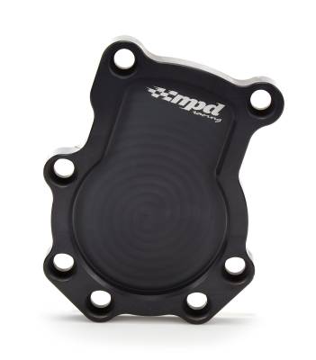 MPD RACING - MPD RACING MPD18200 Dry Sump Block Off Plate Black Aluminum