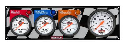 QUICKCAR RACING PRODUCTS - QuickCar Racing Products QRP61-60413 Gauge Panel OP/WT/OT w/Tach