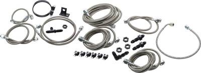 Allstar Performance - Allstar Performance ALL42052 Dirt Car Brake Line Kit Mod OEM Calipers
