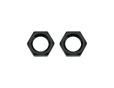 Allstar Performance - Allstar Performance ALL50098 Bulkhead Nuts Black -3 2Pc
