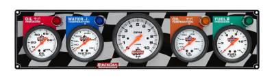 QUICKCAR RACING PRODUCTS - QuickCar Racing Products QRP61-60513 Gauge Panel OP/WT/OT/FP w/Tach