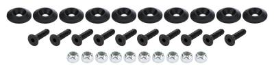 Allstar Performance - Allstar Performance ALL18680 Countersunk Bolt Kit Black 10Pc