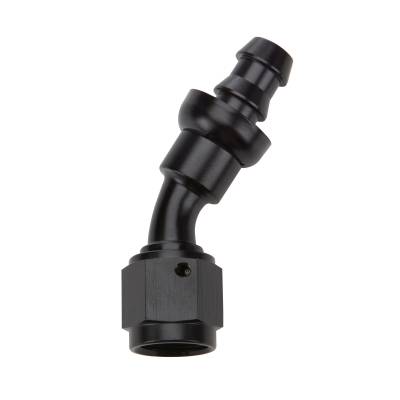 Allstar Performance - Allstar Performance ALL49424 Pushlock Hose End Black 30-DEG Elbow -10