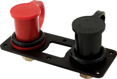 QUICKCAR RACING PRODUCTS - QuickCar Racing Products QRP57-718 Battery Charging Posts Pair w/Flat Mnt Brkt
