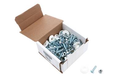 Allstar Performance - Allstar Performance ALL18681-50 Countersunk Bolt Kit White 50pk
