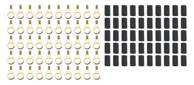 QUICKCAR RACING PRODUCTS - QuickCar Racing QRP57-461-50 Ring Terminal 5/16" 18- 22 Ga w/Heat Shrink 50Pc