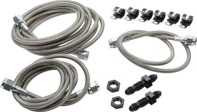 Allstar Performance - Allstar Performance ALL42061 Front End Brake Line Kit Mod Aftermarket Calipers
