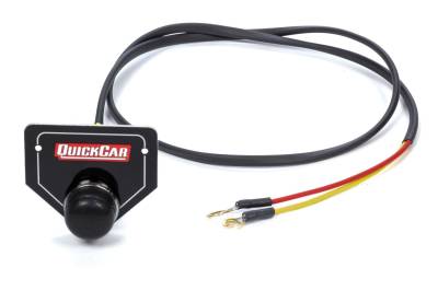 QUICKCAR RACING PRODUCTS - QuickCar Racing Products QRP50-433 Remote Start Button w/Plate
